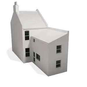 3D Terraced Before Plan